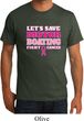 Mens Breast Cancer Awareness Shirt Motor Boating Organic Tee T-Shirt