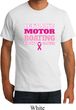 Mens Breast Cancer Awareness Shirt Motor Boating Organic Tee T-Shirt