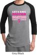 Mens Breast Cancer Awareness Shirt Motor Boating Raglan Tee T-Shirt
