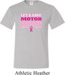 Mens Breast Cancer Awareness Shirt Motor Boating Tall Tee T-Shirt