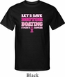 Mens Breast Cancer Awareness Shirt Motor Boating Tall Tee T-Shirt