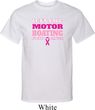 Mens Breast Cancer Awareness Shirt Motor Boating Tall Tee T-Shirt