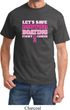 Mens Breast Cancer Awareness Shirt Motor Boating Tee T-Shirt