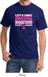 Mens Breast Cancer Awareness Shirt Motor Boating Tee T-Shirt