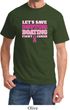 Mens Breast Cancer Awareness Shirt Motor Boating Tee T-Shirt