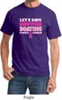 Mens Breast Cancer Awareness Shirt Motor Boating Tee T-Shirt