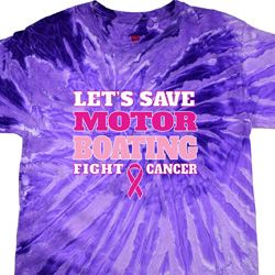 Mens Breast Cancer Awareness Shirt Motor Boating Tie Dye Tee T-shirt Mens Breast Cancer Awareness Shirt Motor Boating Tie Dye Tee T-shirt