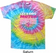 Mens Breast Cancer Awareness Shirt Motor Boating Tie Dye Tee T-shirt