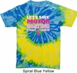 Mens Breast Cancer Awareness Shirt Motor Boating Tie Dye Tee T-shirt