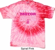 Mens Breast Cancer Awareness Shirt Motor Boating Tie Dye Tee T-shirt