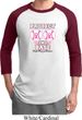 Mens Breast Cancer Awareness Shirt Protect 2nd Base Raglan Tee T-Shirt