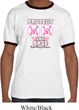 Mens Breast Cancer Awareness Shirt Protect 2nd Base Ringer Tee T-Shirt