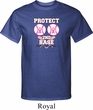 Mens Breast Cancer Awareness Shirt Protect 2nd Base Tall Tee T-Shirt