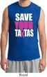 Mens Breast Cancer Awareness Shirt Save Your Tatas Muscle Tee T-Shirt