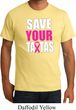 Mens Breast Cancer Awareness Shirt Save Your Tatas Organic Tee T-Shirt