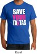 Mens Breast Cancer Awareness Shirt Save Your Tatas Organic Tee T-Shirt