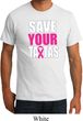 Mens Breast Cancer Awareness Shirt Save Your Tatas Organic Tee T-Shirt