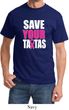 Mens Breast Cancer Awareness Shirt Save Your Tatas Tee T-Shirt