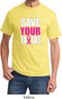 Mens Breast Cancer Awareness Shirt Save Your Tatas Tee T-Shirt