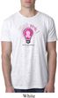 Mens Breast Cancer Awareness Shirt Think Pink Burnout Tee T-Shirt
