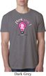 Mens Breast Cancer Awareness Shirt Think Pink Burnout Tee T-Shirt