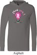Mens Breast Cancer Awareness Shirt Think Pink Lightweight Hoodie Tee