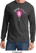 Mens Breast Cancer Awareness Shirt Think Pink Long Sleeve Tee