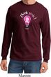 Mens Breast Cancer Awareness Shirt Think Pink Long Sleeve Tee