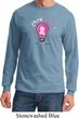 Mens Breast Cancer Awareness Shirt Think Pink Long Sleeve Tee