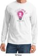 Mens Breast Cancer Awareness Shirt Think Pink Long Sleeve Tee