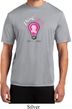 Mens Breast Cancer Awareness Shirt Think Pink Moisture Wicking Tee