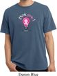Mens Breast Cancer Awareness Shirt Think Pink Pigment Dyed Tee T-Shirt