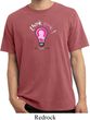 Mens Breast Cancer Awareness Shirt Think Pink Pigment Dyed Tee T-Shirt