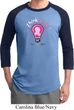 Mens Breast Cancer Awareness Shirt Think Pink Raglan Tee T-Shirt