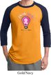 Mens Breast Cancer Awareness Shirt Think Pink Raglan Tee T-Shirt