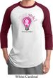 Mens Breast Cancer Awareness Shirt Think Pink Raglan Tee T-Shirt
