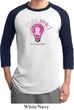 Mens Breast Cancer Awareness Shirt Think Pink Raglan Tee T-Shirt