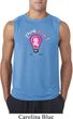 Mens Breast Cancer Awareness Shirt Think Pink Sleeveless Tee T-Shirt