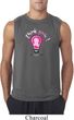 Mens Breast Cancer Awareness Shirt Think Pink Sleeveless Tee T-Shirt