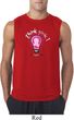 Mens Breast Cancer Awareness Shirt Think Pink Sleeveless Tee T-Shirt
