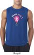 Mens Breast Cancer Awareness Shirt Think Pink Sleeveless Tee T-Shirt