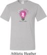 Mens Breast Cancer Awareness Shirt Think Pink Tall Tee T-Shirt
