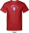 Mens Breast Cancer Awareness Shirt Think Pink Tall Tee T-Shirt