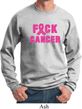 Mens Breast Cancer Awareness Sweatshirt F*CK Cancer Sweat Shirt