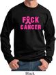 Mens Breast Cancer Awareness Sweatshirt F*CK Cancer Sweat Shirt