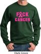 Mens Breast Cancer Awareness Sweatshirt F*CK Cancer Sweat Shirt