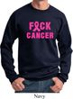 Mens Breast Cancer Awareness Sweatshirt F*CK Cancer Sweat Shirt