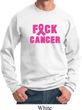 Mens Breast Cancer Awareness Sweatshirt F*CK Cancer Sweat Shirt