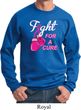 Mens Breast Cancer Awareness Sweatshirt Fight For a Cure Sweat Shirt