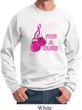 Mens Breast Cancer Awareness Sweatshirt Fight For a Cure Sweat Shirt